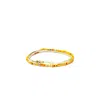 Luis Morais 14k Yellow Gold Beaded And Cord Bracelet Set In Gold