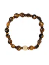 Luis Morais 14k Yellow Gold Small Disk Bracelet In Brown