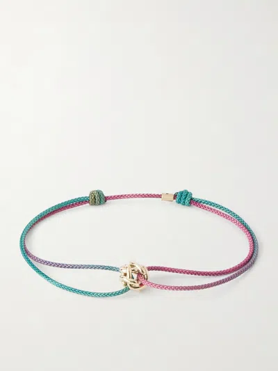 Luis Morais 14-karat Gold Cord Bracelet In Multi