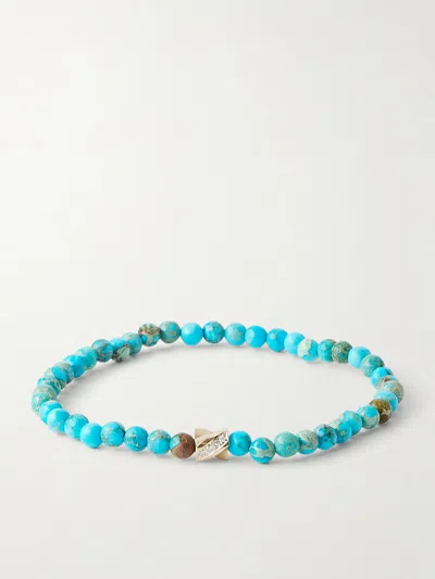 Luis Morais 14-karat Gold Ruby And Sapphire Bracelet In Blue