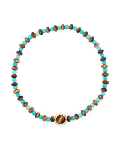 Luis Morais 14k Yellow Gold Rotary Beaded Bracelet