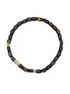 Luis Morais 14k Yellow Gold Atlantis Healing Cylinder Beaded Diamond Bracelet In Gold