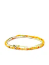 Luis Morais 14kt Yellow Gold Beaded Bracelet Set In Gold