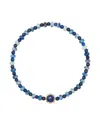 Luis Morais 14kt Yellow Gold Gemstone Bead Bracelet In Gold