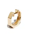 Luis Morais 14kt Yellow Gold Huggie Earring In Gold