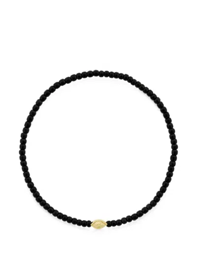 Luis Morais Eye-detail Bead Bracelet In Black