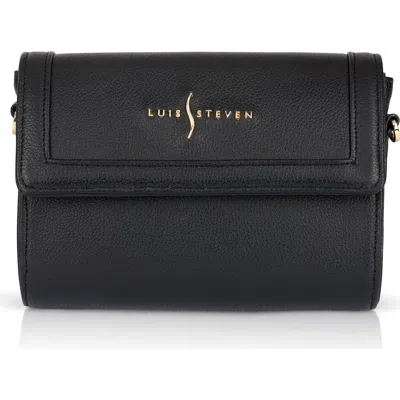 Luis Steven Charley Leather Crossbody In Orange