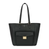Luis Steven Classic Tote With Front Lock In Pattern