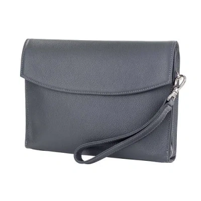 Luis Steven Leather Pouch In Brown