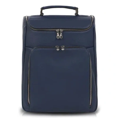 Luis Steven Medium Laptop Pack In Blue