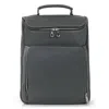 Luis Steven Men's Medium Laptop Pack - Grey Pebble Leather In Grey