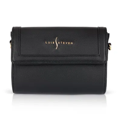 Luis Steven Women's Charley Crossbody - Black Pebble