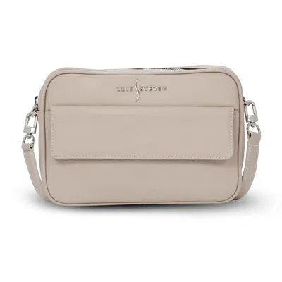 Luis Steven Women's Neutrals Camera Bag - Cream Pebble In White