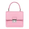 Luis Steven Women's Pink / Purple Madie Top Handle - Pink Pebble Leather In Pink/purple