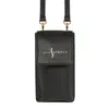 Luis Steven Women's Smartphone Pouch - Black Pebble In Black