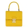 Luis Steven Women's Yellow / Orange Madie Top Handle - Yellow Nappa Leather In Yellow/orange