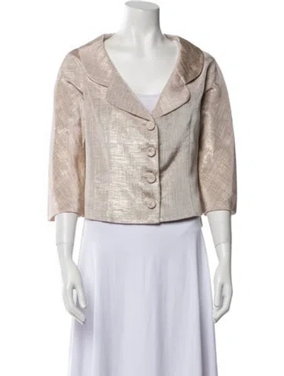 Pre-owned Luisa Beccaria Evening Jacket In Neutral
