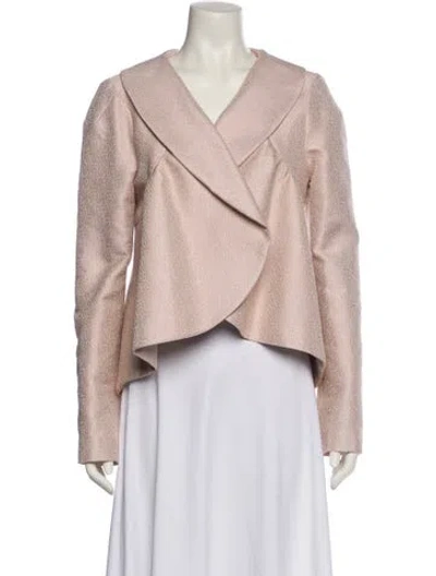 Pre-owned Luisa Beccaria Evening Jacket In Pink