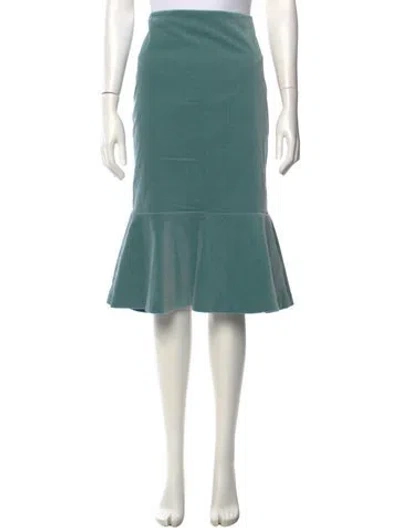 Pre-owned Luisa Beccaria Knee-length Skirt In Green