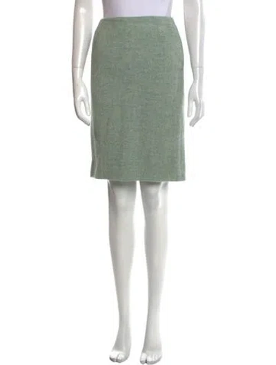 Pre-owned Luisa Beccaria Knee-length Skirt In Green