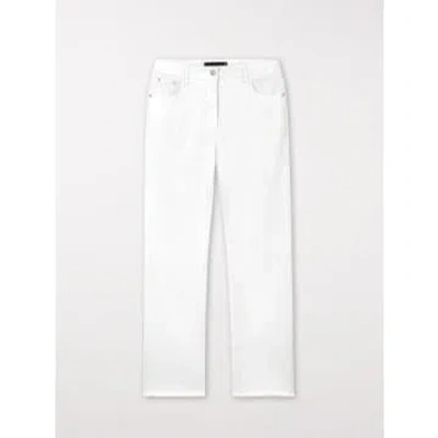 Luisa Cerano Baby Flare Jeans Bleached White