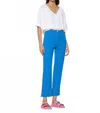 Luisa Cerano Baby Flare Jeans In Azure In White
