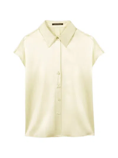 Luisa Cerano Buttoned Blouse In White