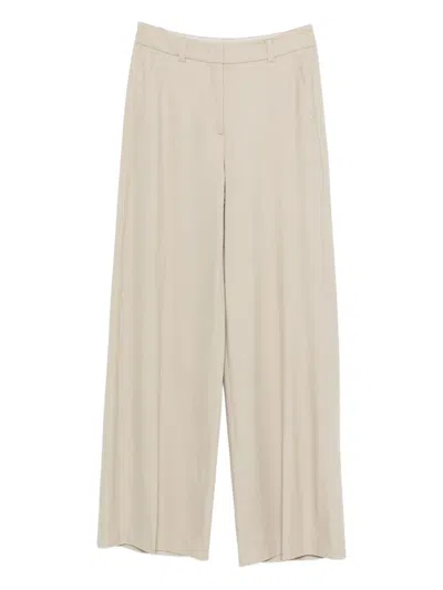 Luisa Cerano Concealed-fastening Tailored Trousers In Neutral