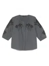 Luisa Cerano Tunic Blouse With Embroidery