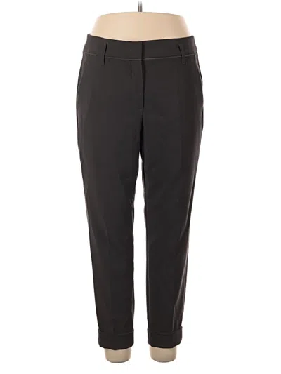 Pre-owned Luisa Cerano Dress Pants In Black