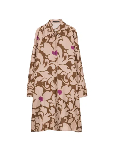 Luisa Cerano Midikleid Mit Blumenprint In Multi