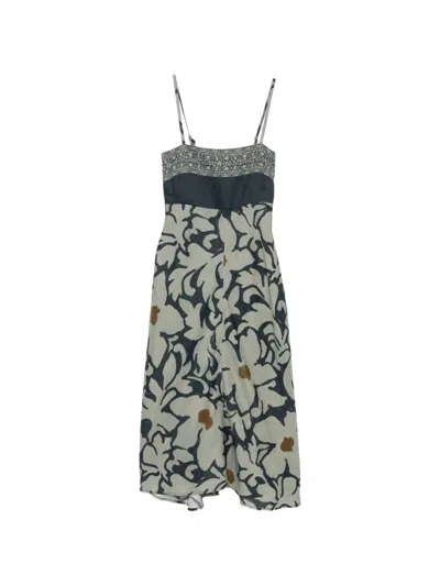 Luisa Cerano Gesmoktes Kleid Mit Blumenprint In Multi