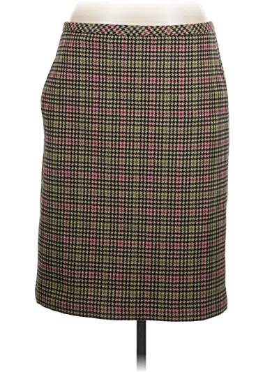 Pre-owned Luisa Cerano Formal Skirt In Brown