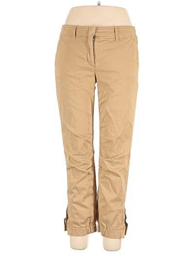 Pre-owned Luisa Cerano Khaki Pant In Brown