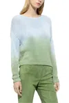 Luisa Cerano Linen-blend Sweater In Blue/green Multi In Multi