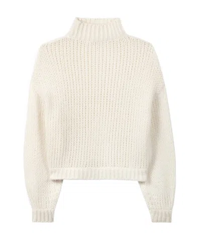 Luisa Cerano Long-sleeved Sweater In Ivory