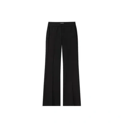 Luisa Cerano Long Straight Leg Pull Up Trousers Size: 10, Col: Black