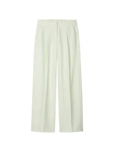 Luisa Cerano Pleated Trousers In Green