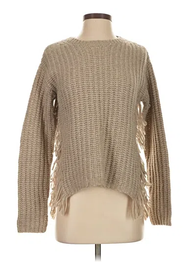 Pre-owned Luisa Cerano Pullover Sweater In Tan