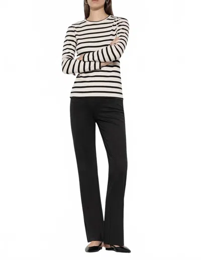 Luisa Cerano Punto-milano Bootcut Pants In Black