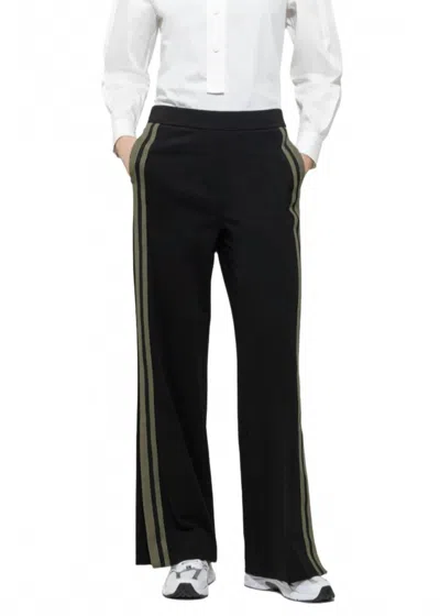Luisa Cerano Punto-milano Wide Leg Pant In Black