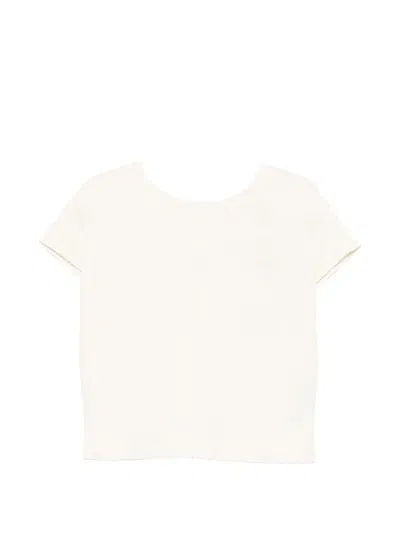 Luisa Cerano Raw-cut V-back Top In Blue