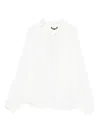 Luisa Cerano Ruffled Blouse In White