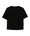 Luisa Cerano Cotton T-shirt In Black