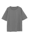 Luisa Cerano Short-sleeves Cotton T-shirt In Gray