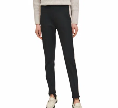 Luisa Cerano Side Stripe Trouser In Black