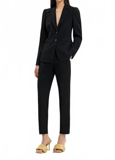 Luisa Cerano Single-breasted Jacket In Black