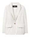 Luisa Cerano Single-button Corduroy Blazer In Eggshell