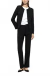 Luisa Cerano Straight-cut Suit Trouser In Black In Black
