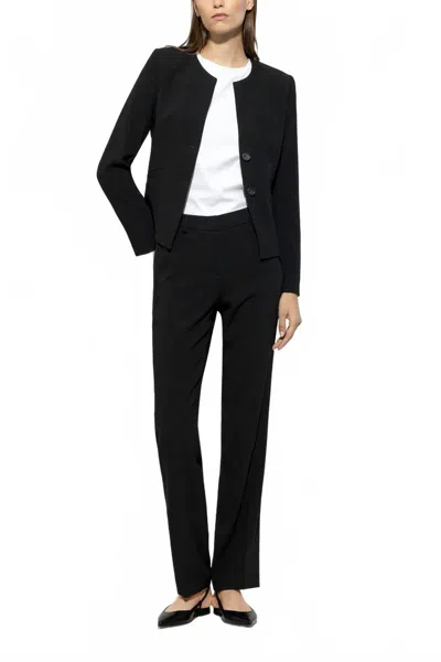 Luisa Cerano Straight-cut Suit Trouser In Black